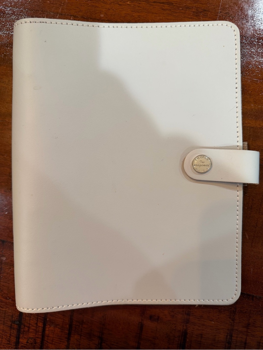filoFAX A5 leather light gray Organizer